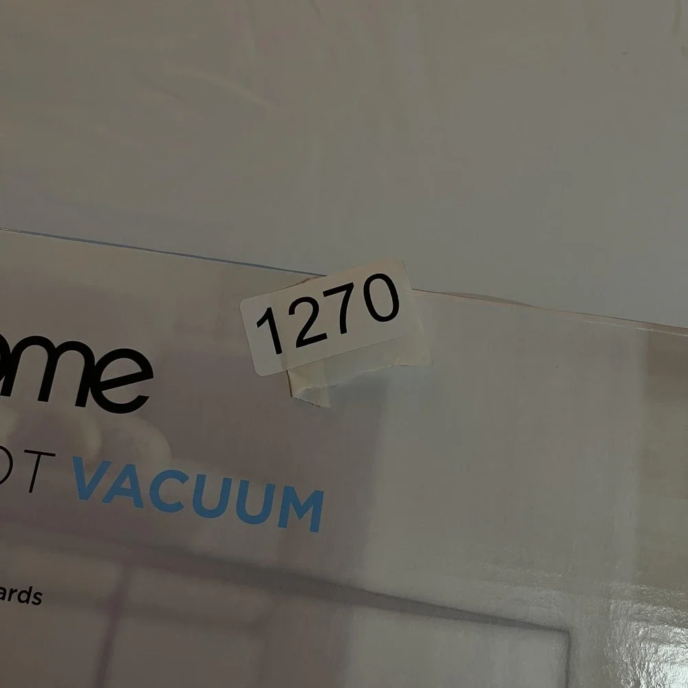 IHome Robot Vacuum Black Cordless Automatic Floor Cleaner Quiet 60 Min Battery‎